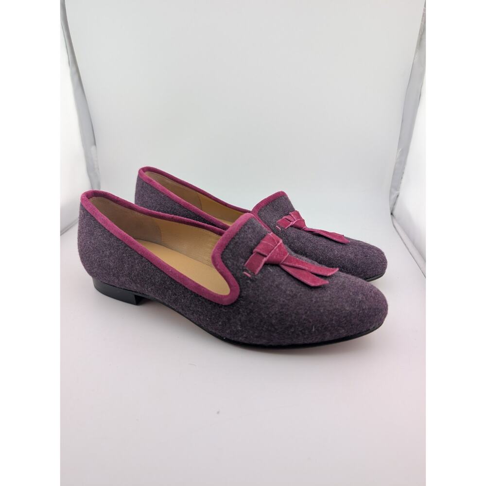 Cole Haan Women's Size 6B Purple Pink Sabrina Loafers Wool D40613 6 B